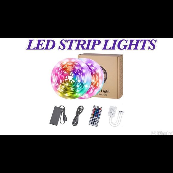 LED Strip Lights, FASHURN 32.8 Feet 300Leds RGB LED Light Strip - Picture 1 of 10